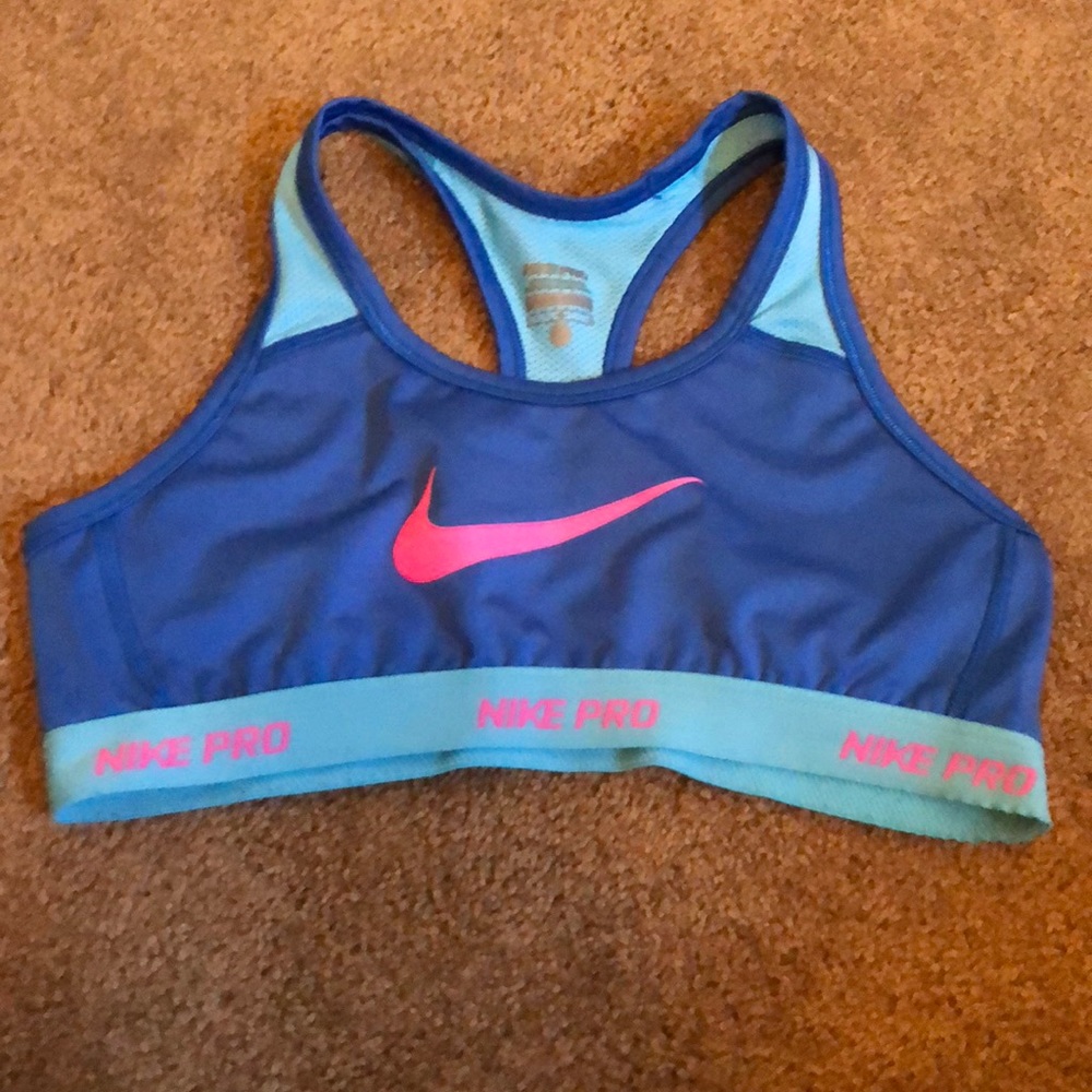 Blue bike pro sports bra. MAKE OFFERS!